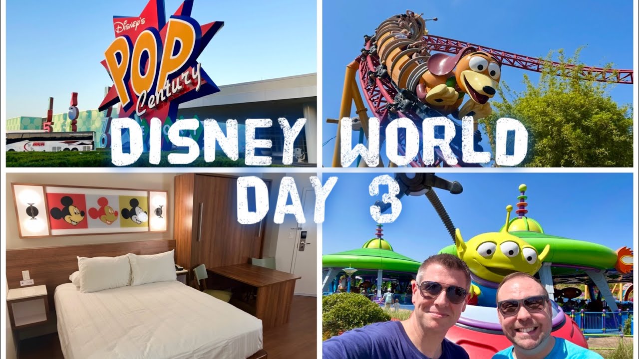 WALT DISNEY WORLD 🏰 - DAY 3 - 2025 - CHECKING IN TO DISNEY’S POP CENTURY RESORT & HOLLYWOOD STUDIOS