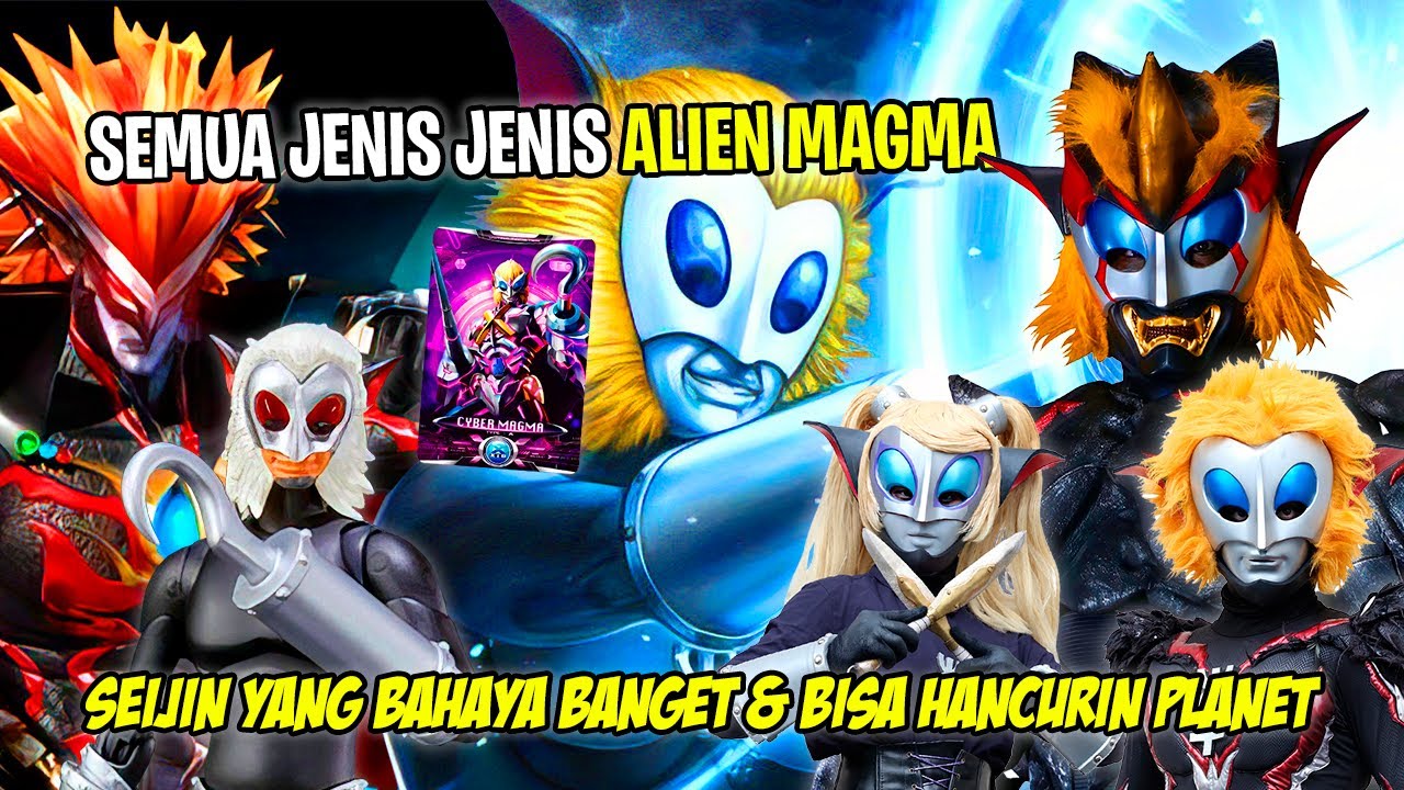 SEIJIN PENGHANCUR PLANET L77 & D60 !! BAHAYA SIH - Bahas Semua Jenis Jenis Alien Magma Ultraman Leo
