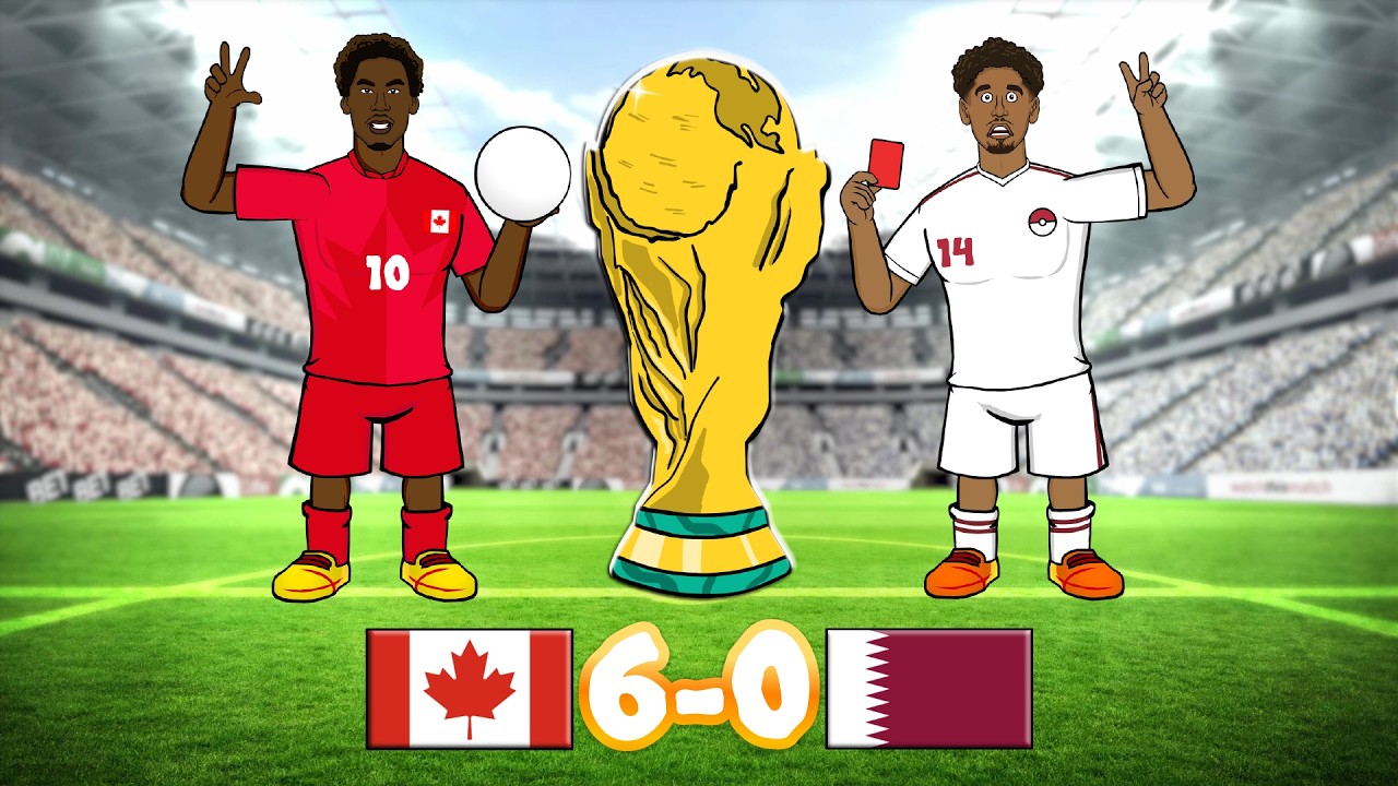 CANADA 6-0 QATAR - the song🏆 (David hat-trick goals highlights)