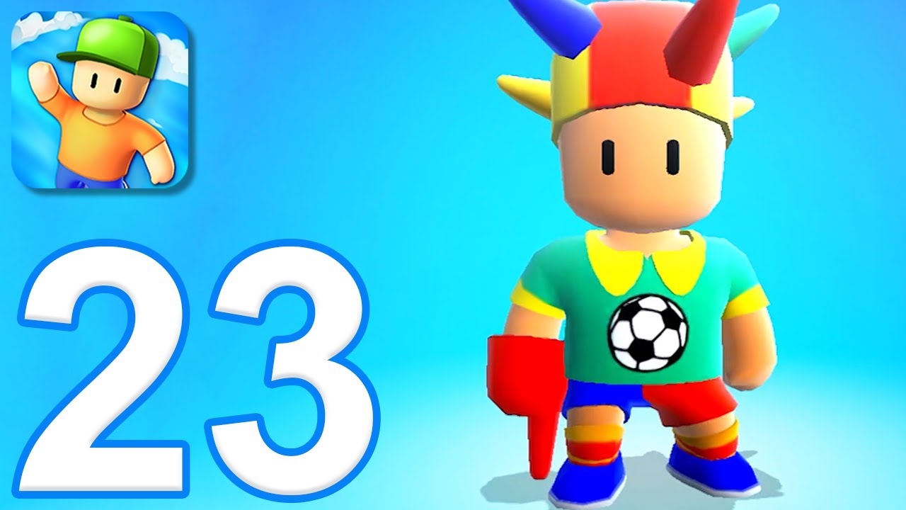 Stumble Guys - Gameplay Walkthrough Part 23 - Crown Win: 23 (iOS, Android)