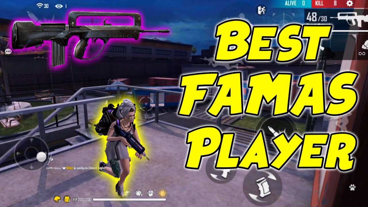 I am the Best FAMAS player in FreeFire | Famas One Burst Montage