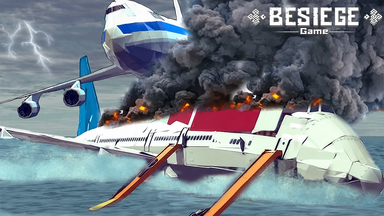 Flew Into The BERMUDA TRIANGLE - Control System Failure! Landings In Water Besiege Plane Crash