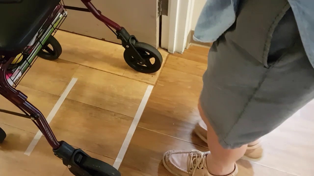 Parkinson's Disease: Cueing ambulation, improved walking