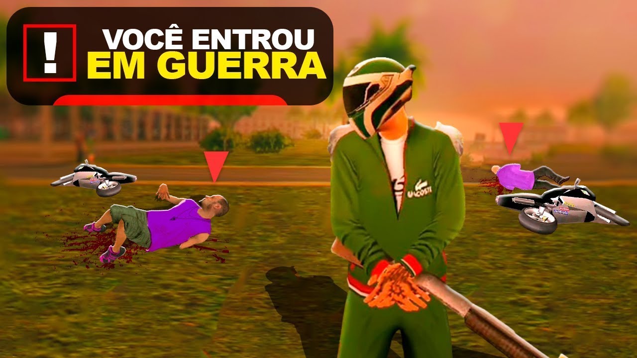 😲 SOZINHO NA GUERRA! ENFRENTEI 3 INIMIGOS NO RIO RISE!