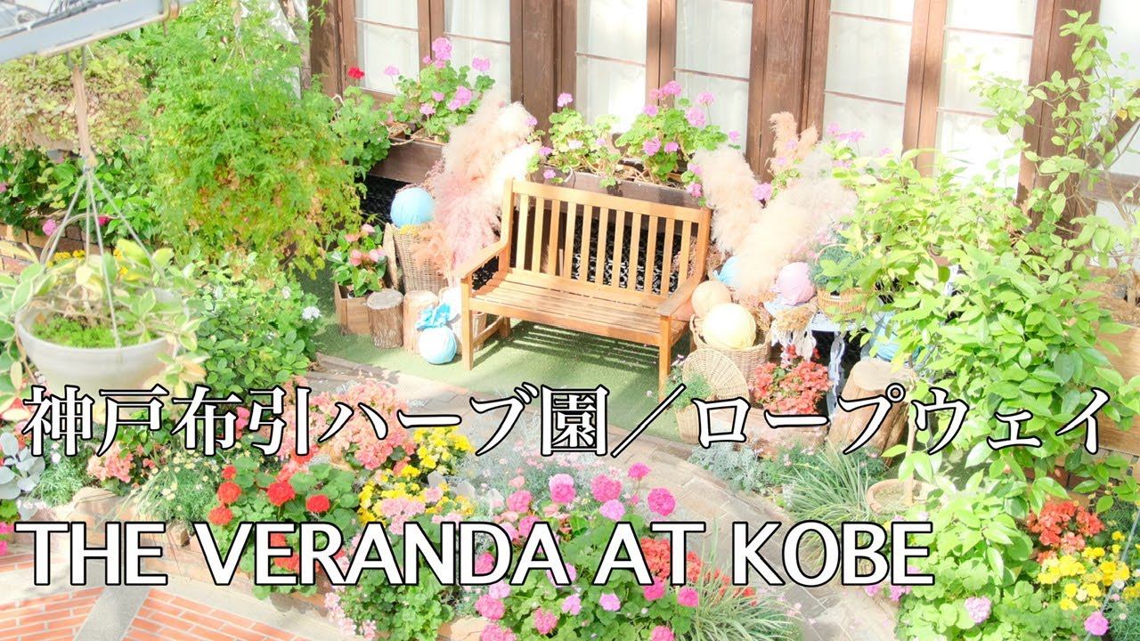 【ひとり旅】神戸布引ハーブ園／ロープウェイ ／ザ・ヴェランダ神戸