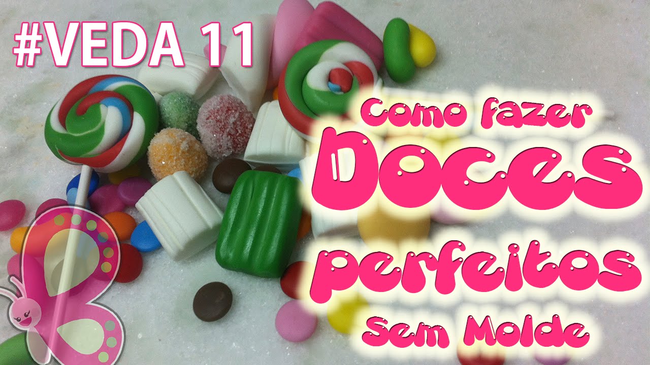 Como fazer doces perfeitos em Biscuit SEM MOLDE -Sah Passa o Passo #VEDA 11