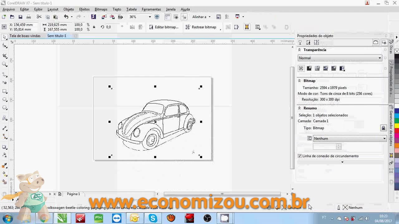 Como trabalhar com Corel e Plotter Goldcut | Plotter de recorte - Economizou