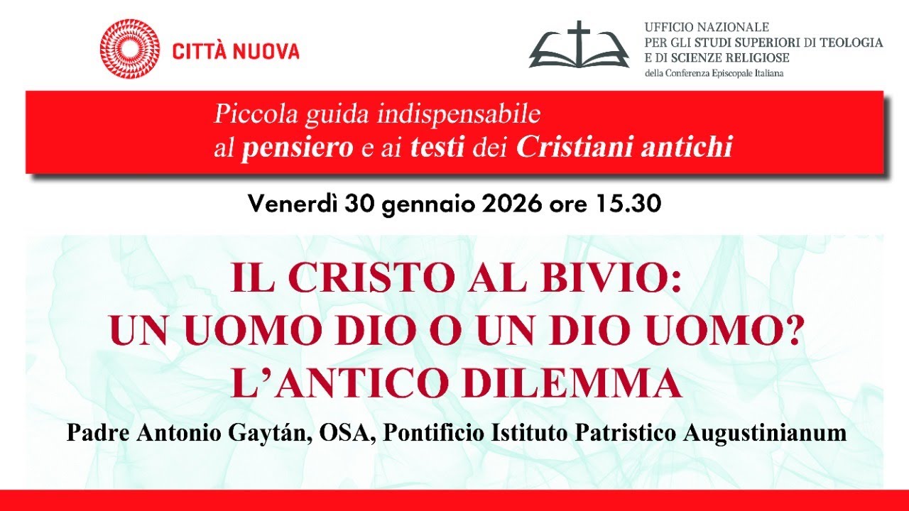 Il Cristo al bivio: un uomo Dio o un Dio uomo? L'antico dilemma