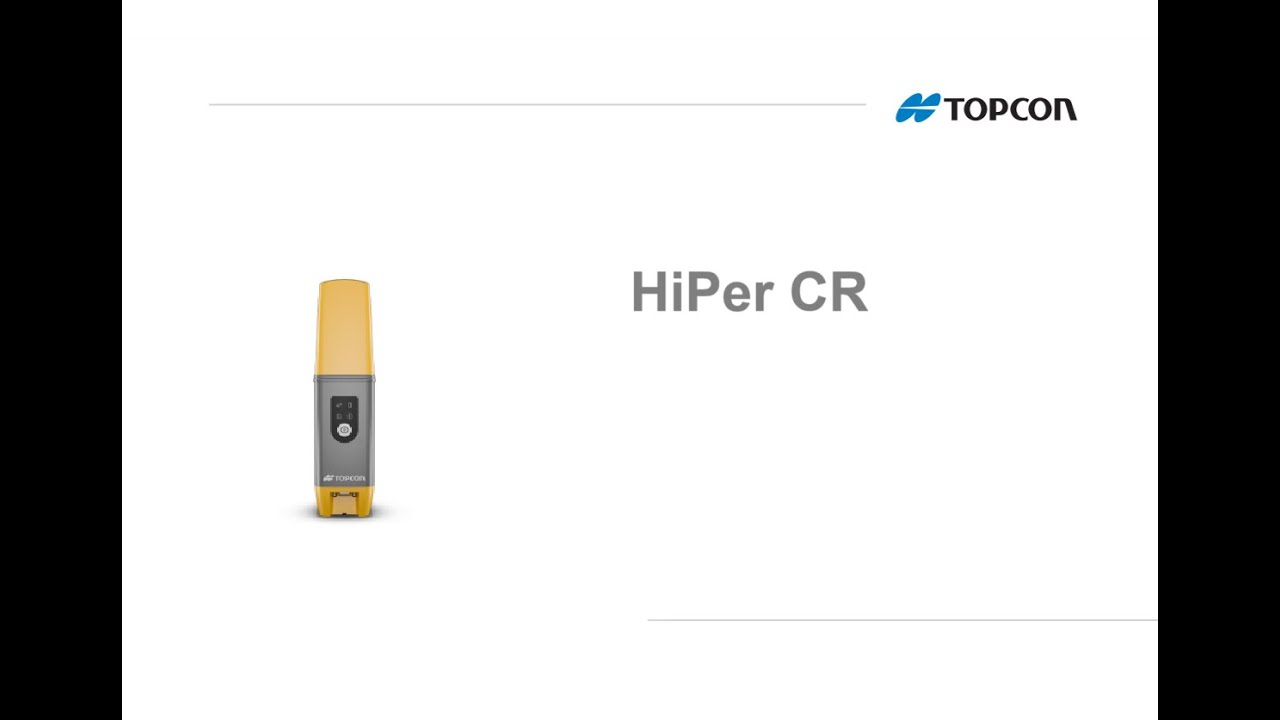 GNSS GPS topografico Topcon CR