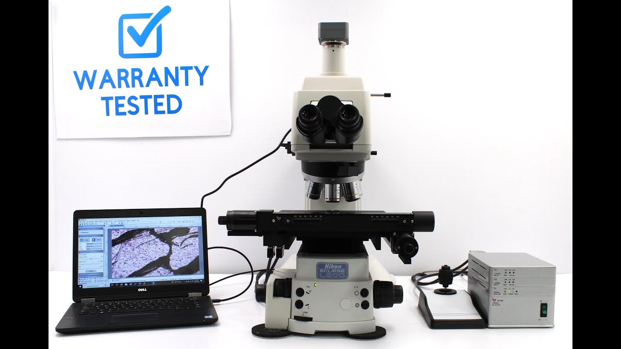 Nikon Eclipse L200 Brightfield/Darkfield Motorized Microscope   [BOSTONIND] - 57343