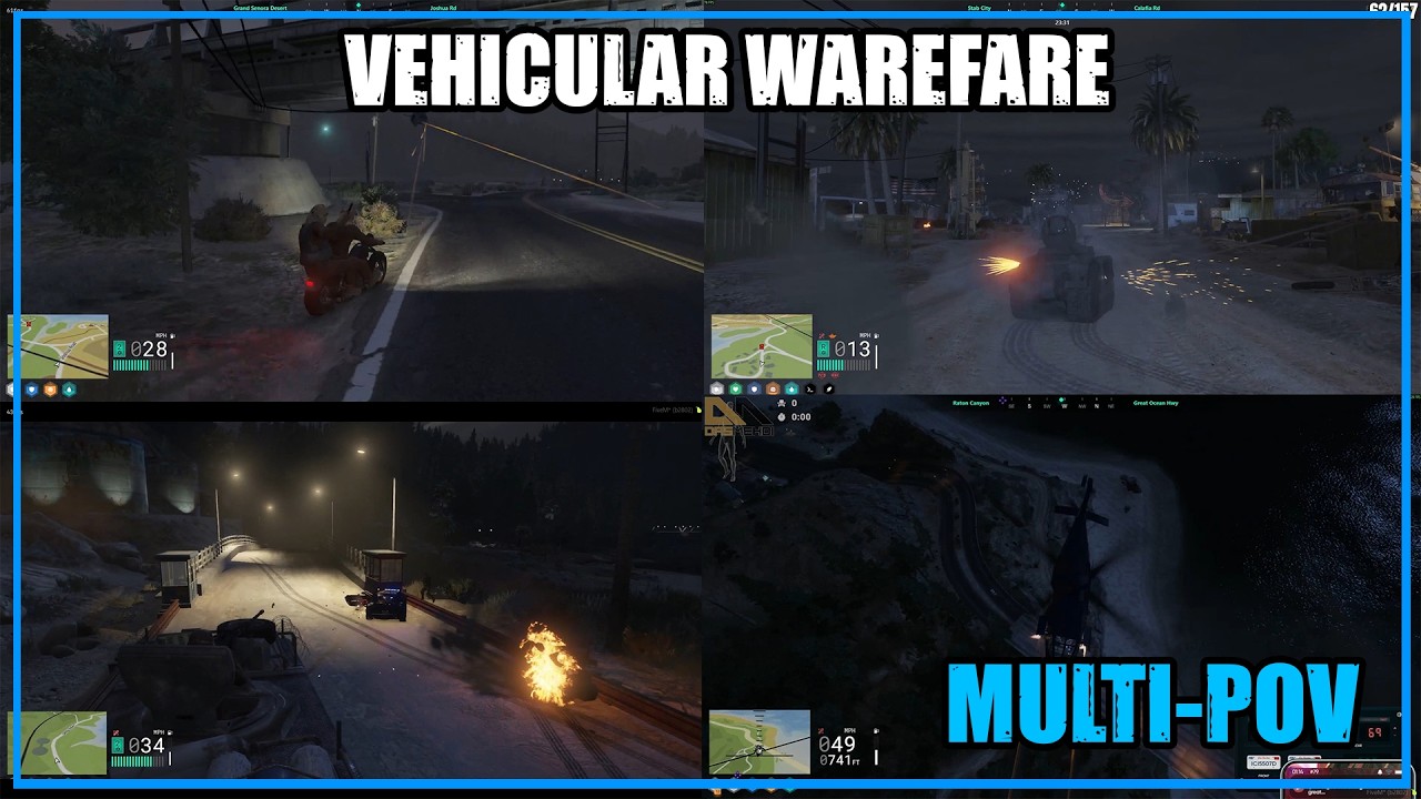 Новый Вавилон + Маршалы против Hammer Saab - Автомобильные сражения | Nopixel GTARP