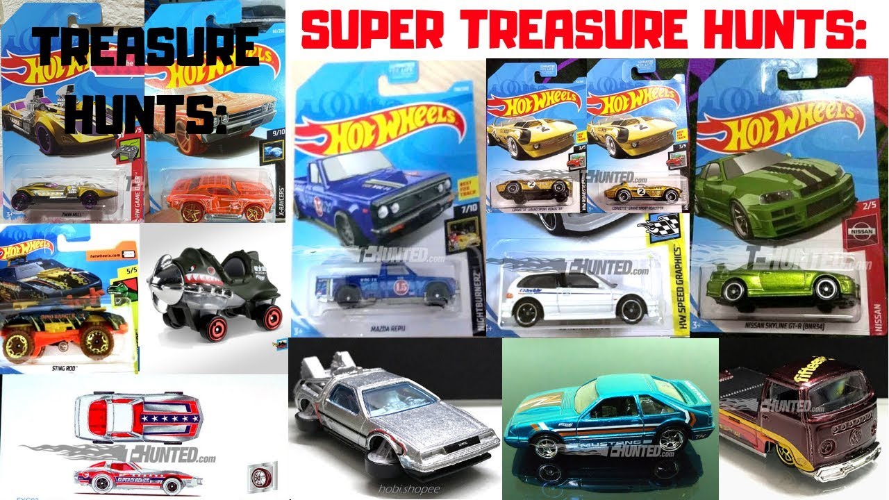 Hot Wheels 2019 Super Treasure Hunts + Treasure Hunts Until Now! Hot Wheels News! 13+