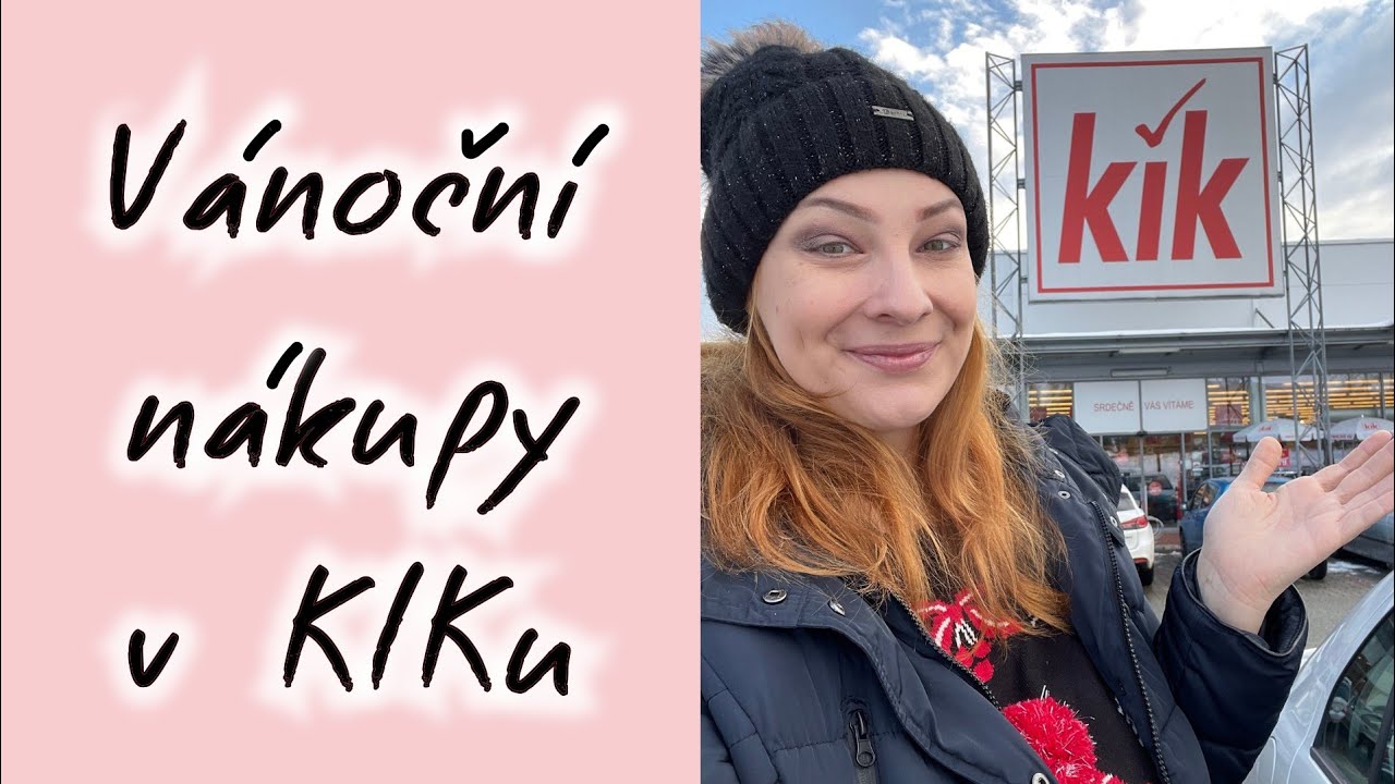 Pojďte se mnou NAKUPOVAT! Vánoční zboží a dekorace z obchodu KIK