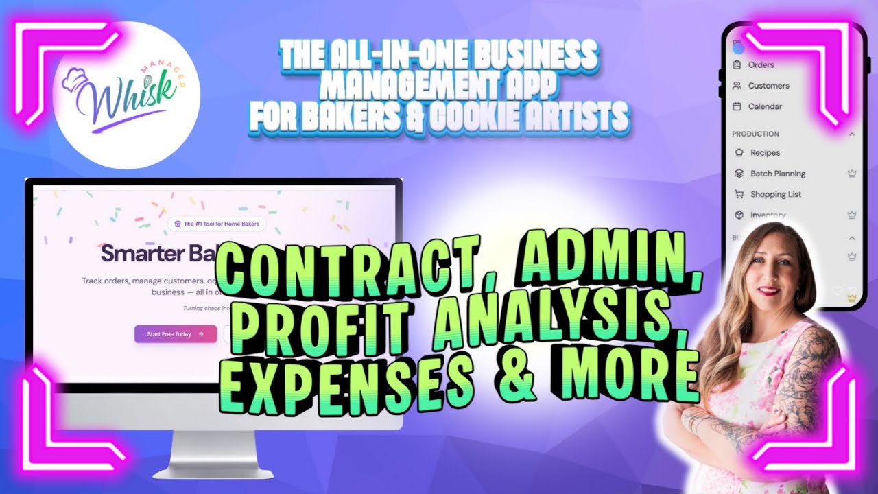 Whisk Manager Contracts & Admin Tutorial | Protect Your Baking Business