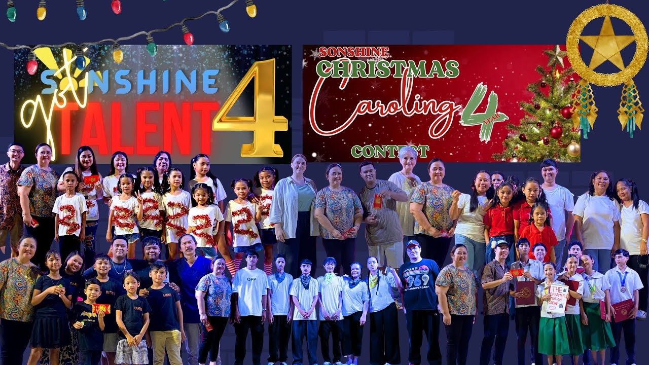 Sonshine Got Talent and Caroling 2025