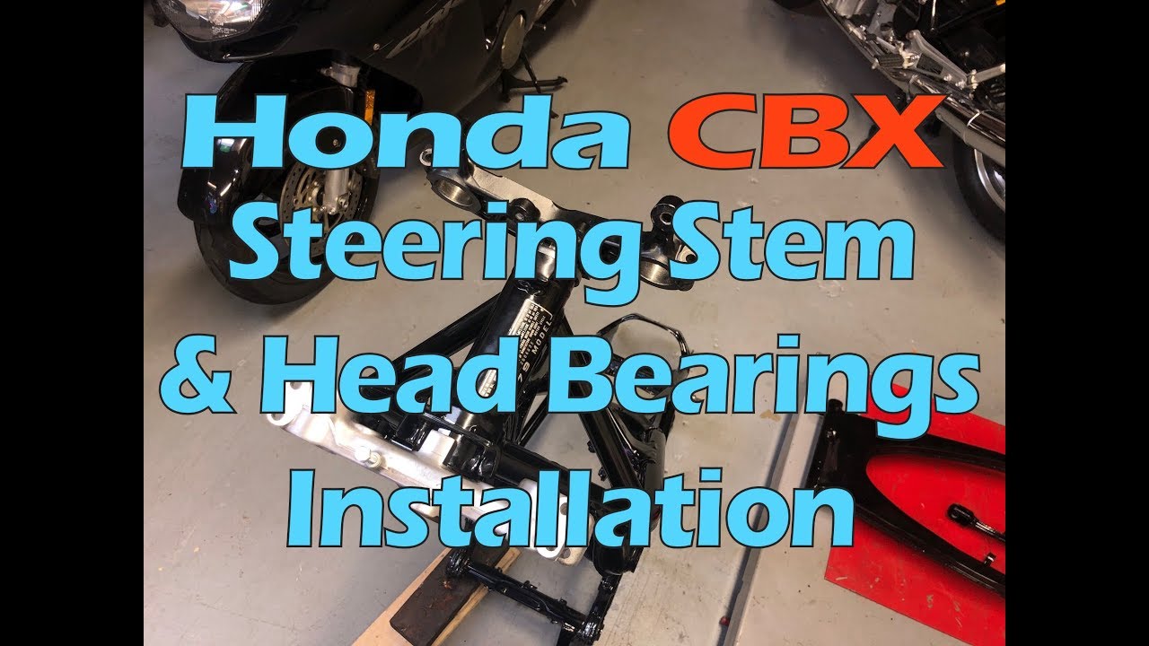 Honda CBX Full Restoration & Engine Rebuild Video Series - Part 26 - Steering Stem & Head Bearings