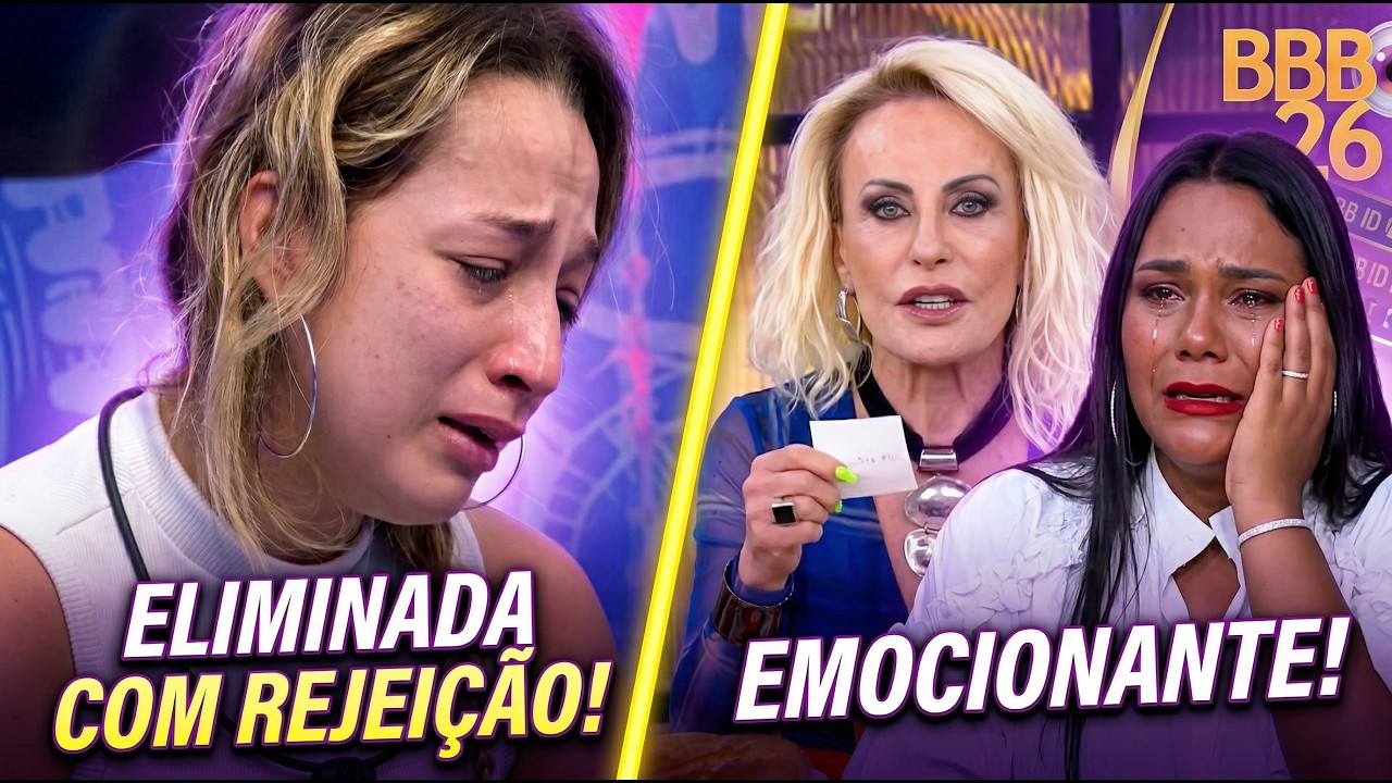 BBB 26: SAMIRA &Eacute; ELIMINADA COM REJEI&Ccedil;&Atilde;O; ANA MARIA FAZ CHAIANY CHORAR EM ENTREVISTA! | Virou Festa