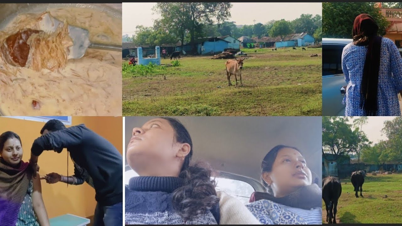 sokal sokal didir songe gelam doctor er kache 😊 ar  didi ke 3 ta injection dewa holo😰🥹😵‍💫#vlog