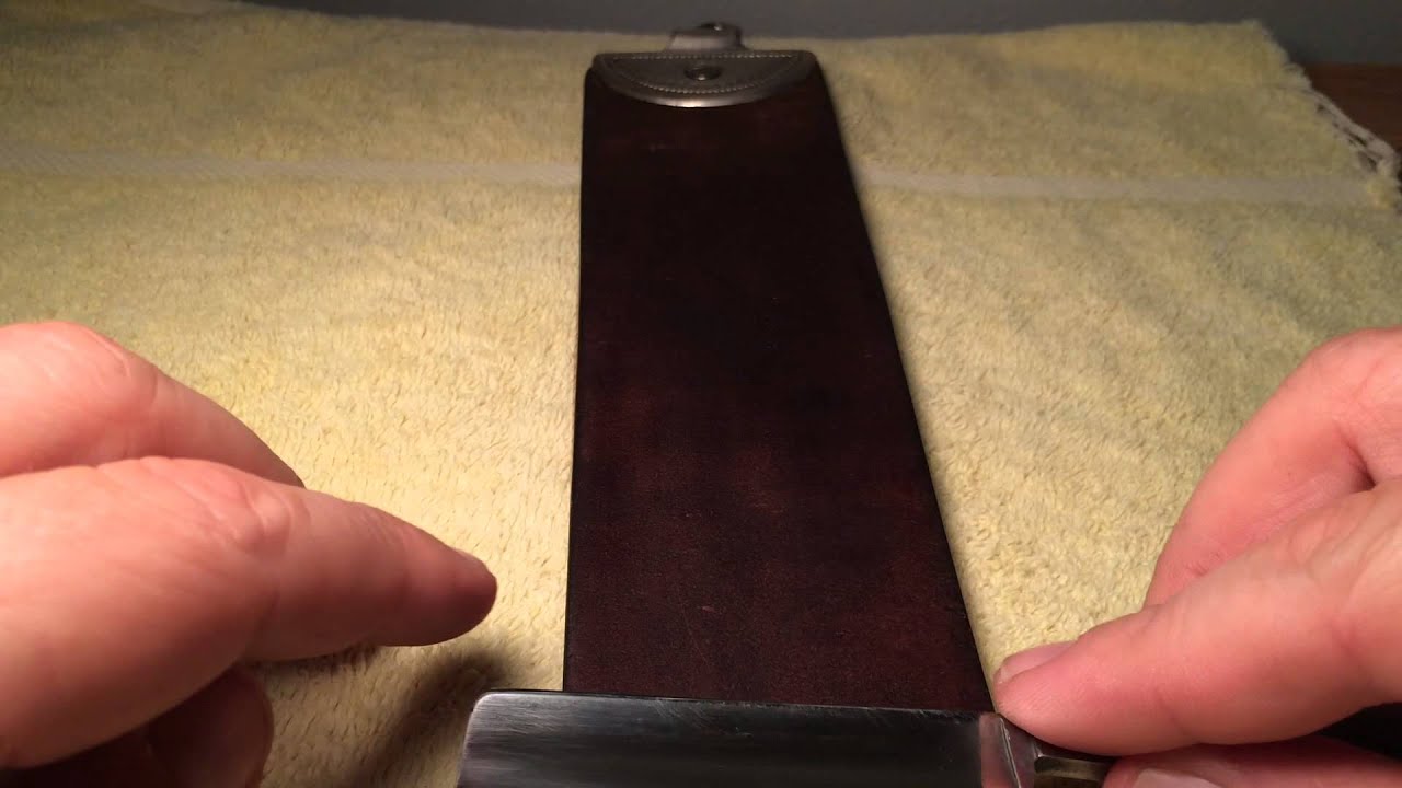 Straight Razor Stropping Trick