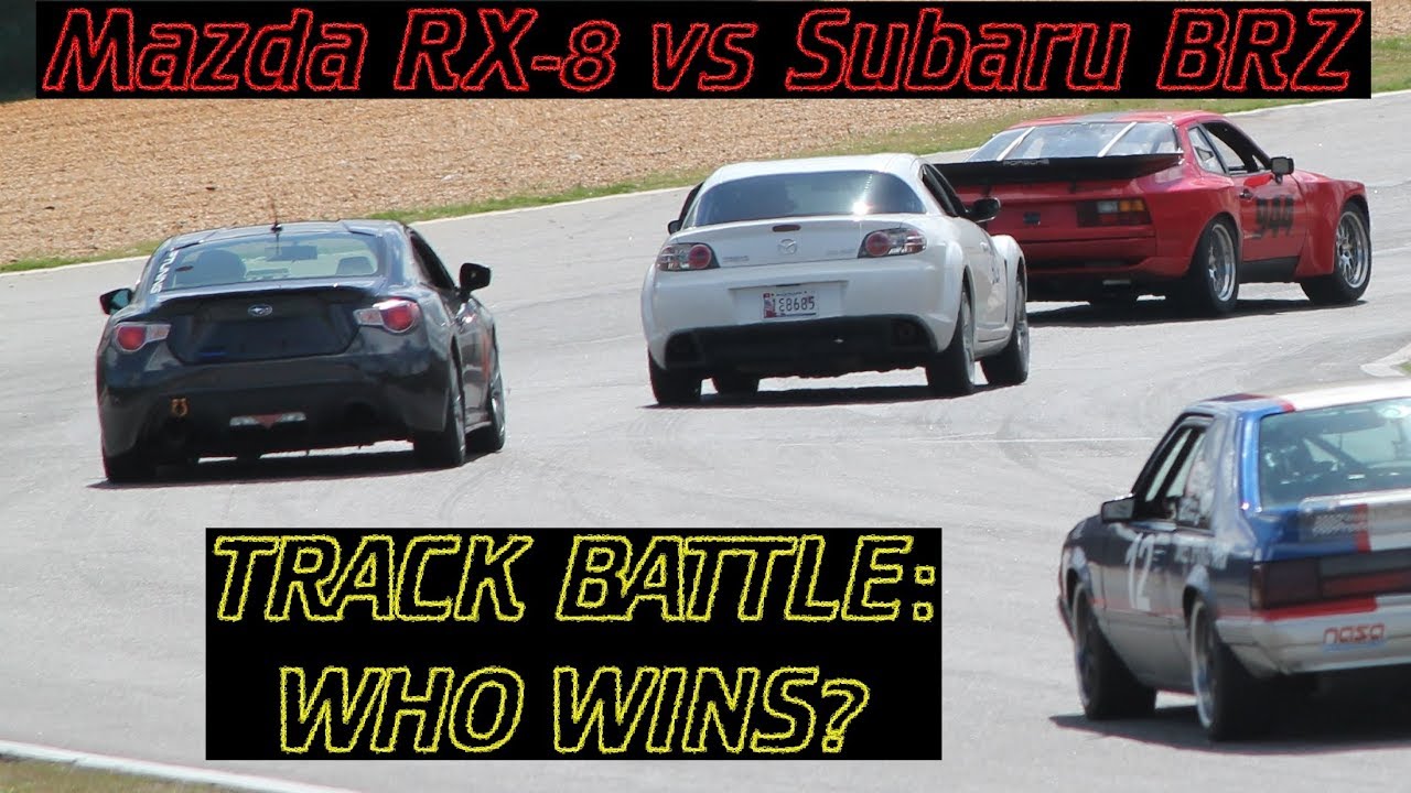 BRZ vs RX-8 Track Battle at Road Atlanta