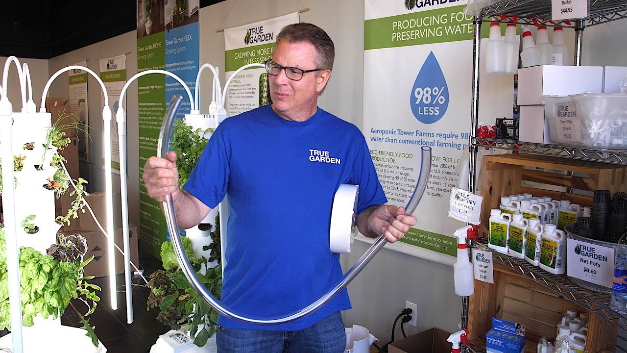 How to Use the Clear Hose That Comes With the Tower Garden | True Garden
