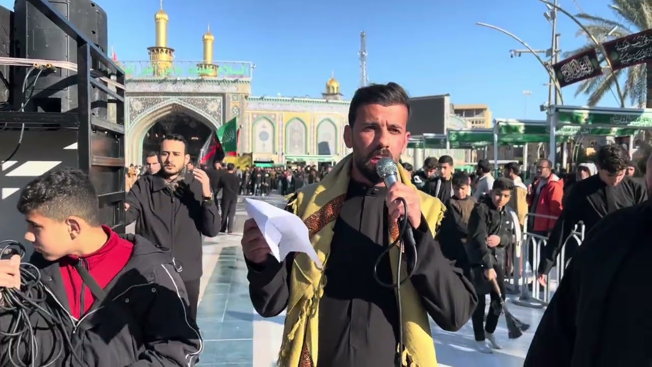 زينب ياعلي زينب | الرادود احمد البشير | دخولية العزاء الحسيني بين الحرمين هيئه شباب البو حويمد 