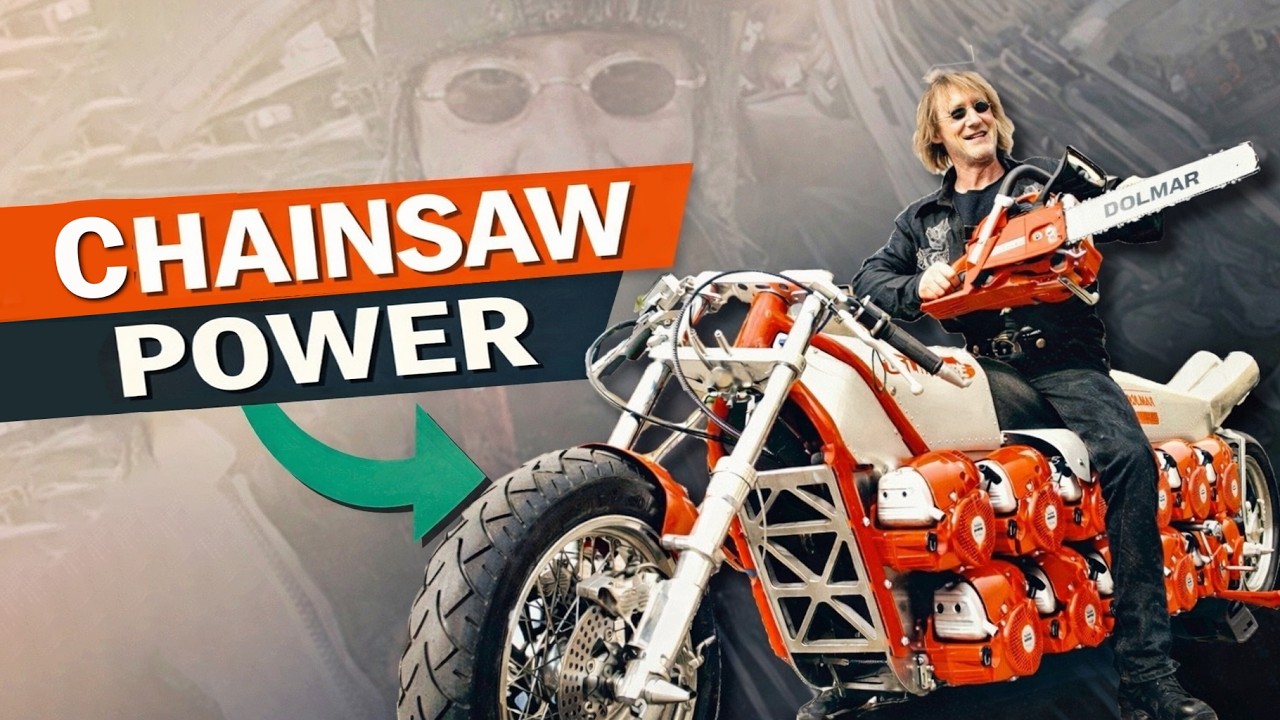 It Sounds Like Angry Mechanical Insects — 24 Chainsaw Motorcycle