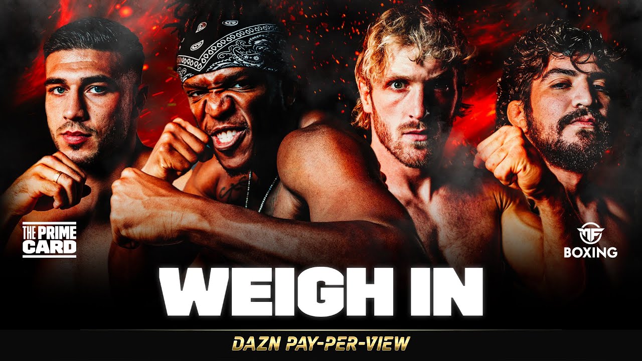 KSI VS. TOMMY FURY | MISFITS X DAZN X 10 WEIGH IN LIVESTREAM