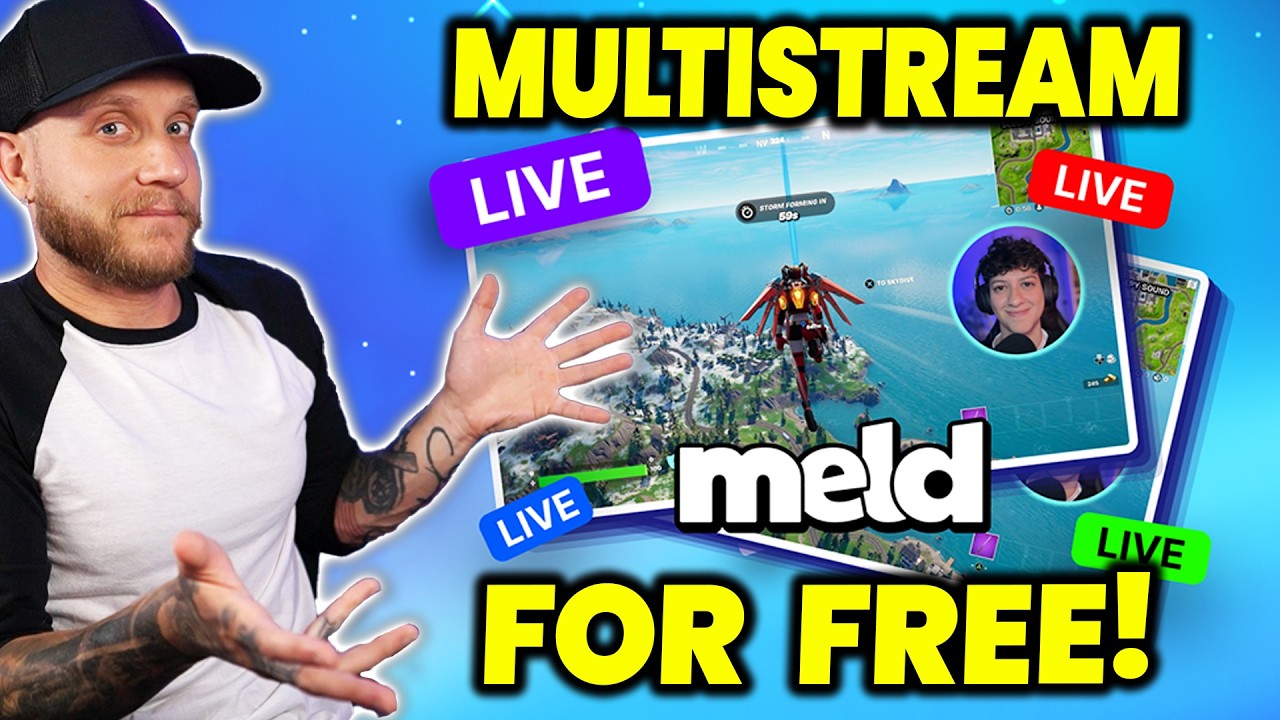 How To Multi-Stream For FREE With MELD Studio