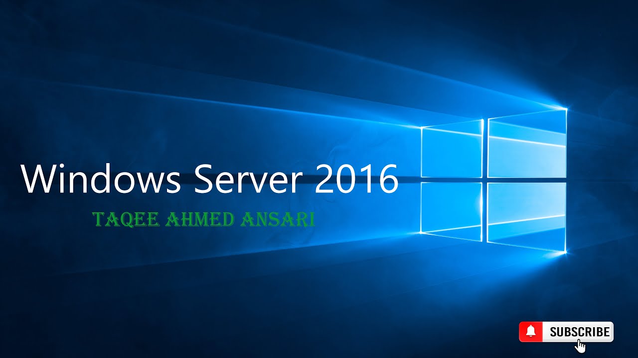 Installing Windows Server 2016