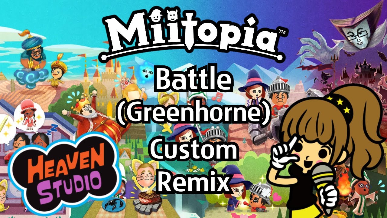 Rhythm Heaven (Heaven Studio) : Battle Theme - Greenhorne (Miitopia) Custom Remix