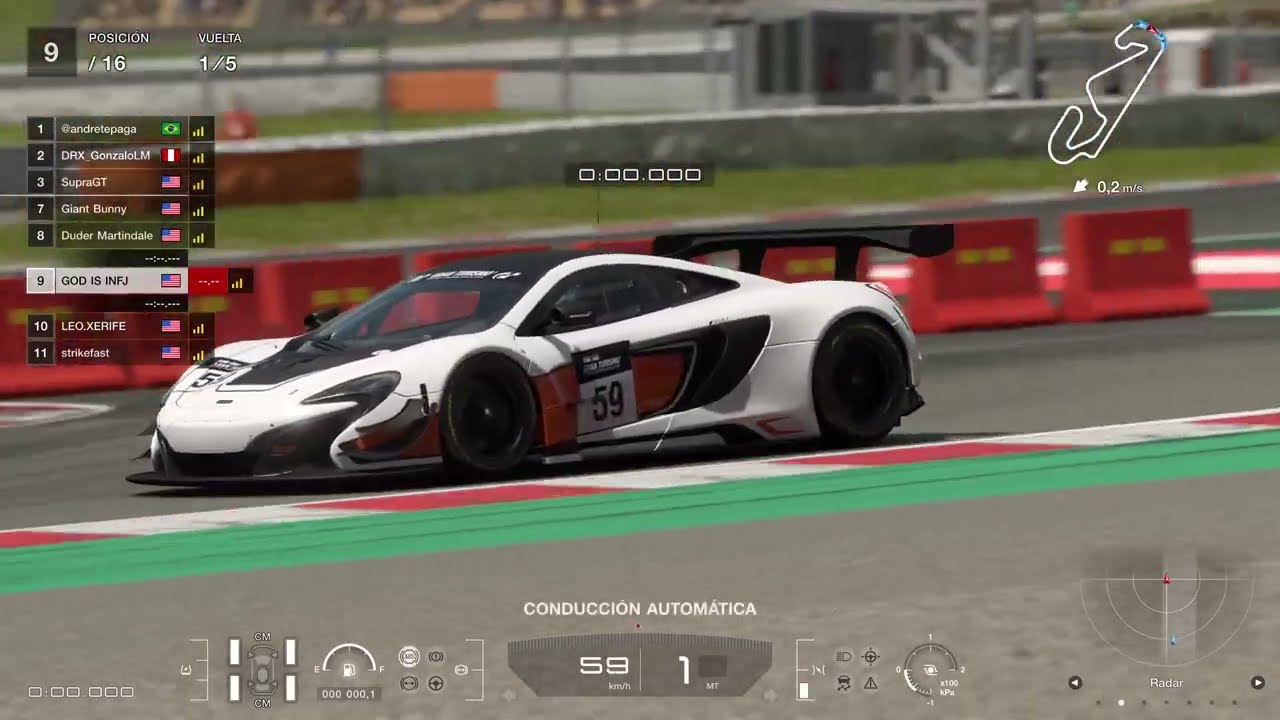 Gran Turismo 7 | Daily race B|Circuito de Barcelona-Catalunya  Trazado Gp Sin Chicanas|McLaren 650S