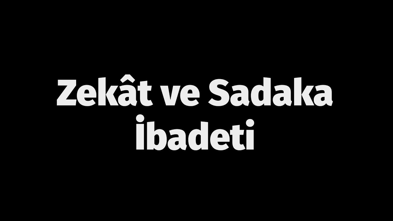 8. Sınıf Din K&uuml;lt&uuml;r&uuml; ve Ahlak Bilgisi Ders #7 - Zek&acirc;t ve Sadaka İbadeti