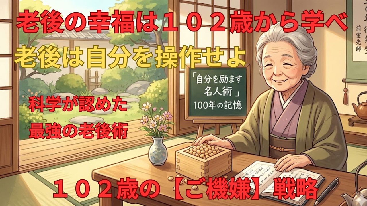 【老後の幸福は１０２歳から学べ】老後は自分を操作しなさい！孤独と不安が消える心の操縦術