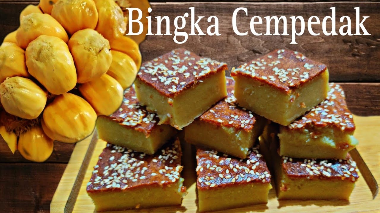 Bingka cempedak || Baked cempedak cake || sukatan cawan