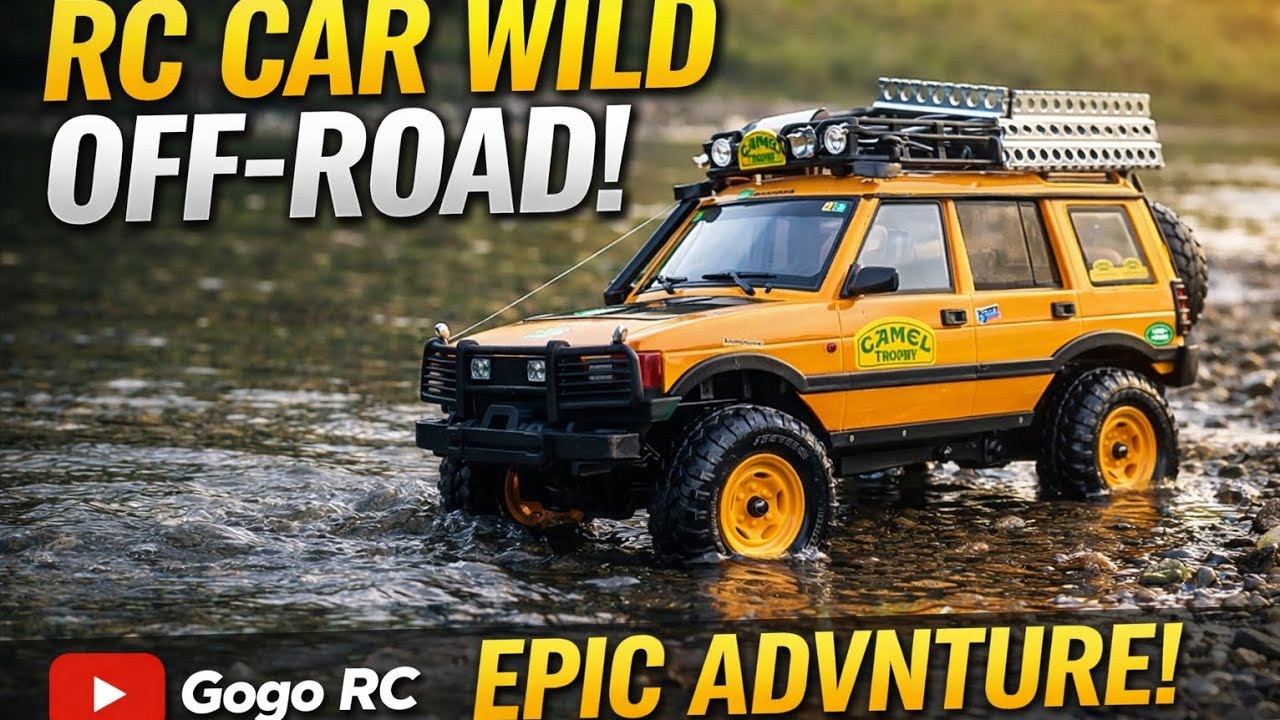 RC Car River Crossing 🚸 I Heavy Off-Road  Adventure 😲 I Gogo RC 