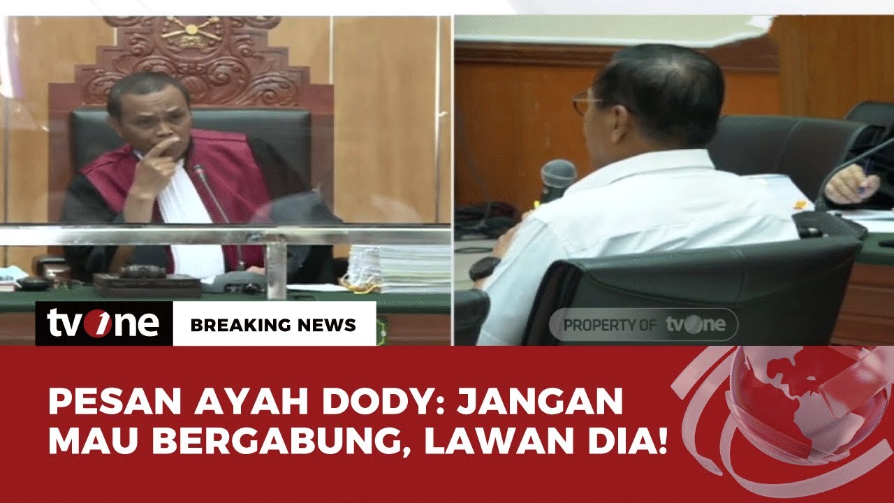 Ayah dan Istri Dody Bersaksi di Persidangan Teddy Minahasa | Breaking News tvOne