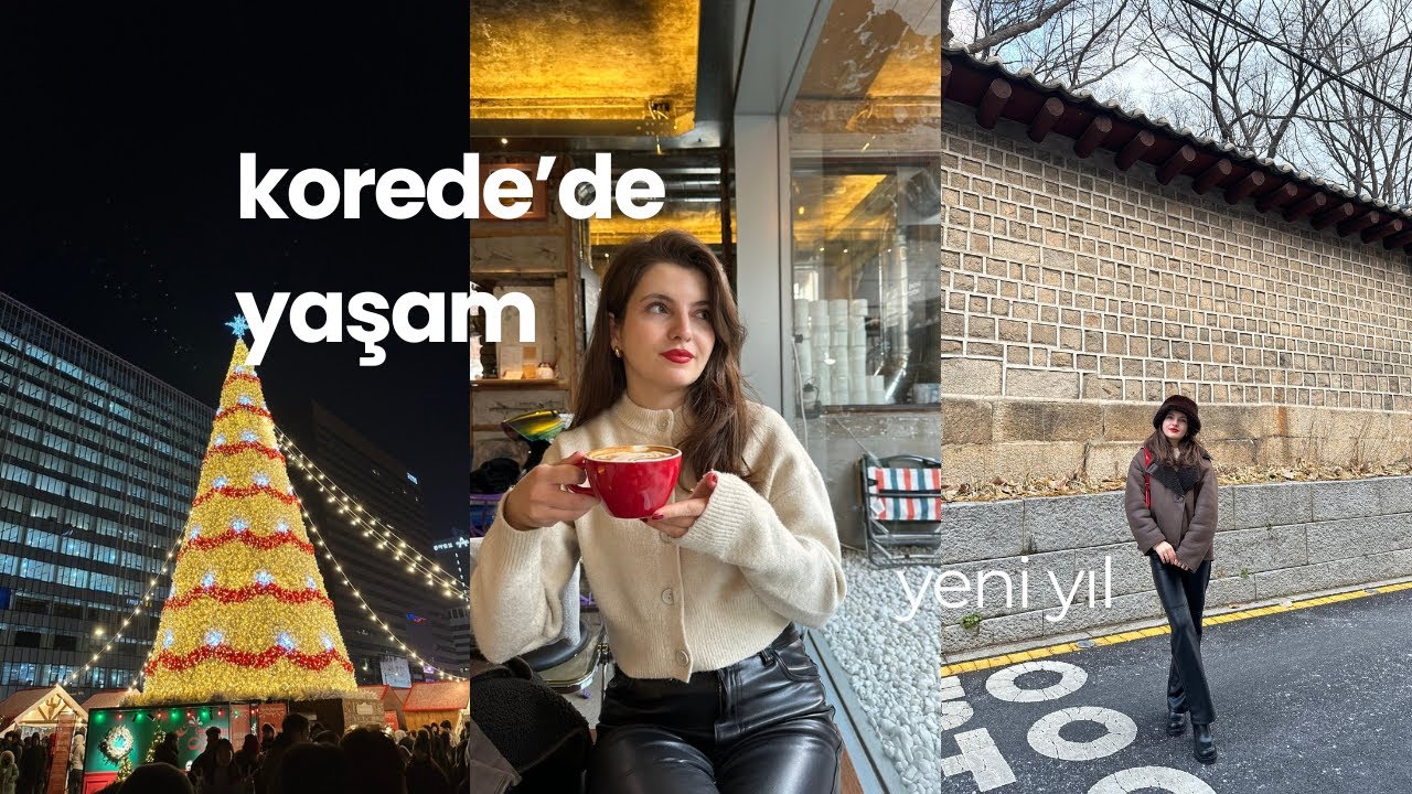 kore’de kış vlogu🎄 yeni yıl, christmas market, kendi parfümümü yapıyorum
