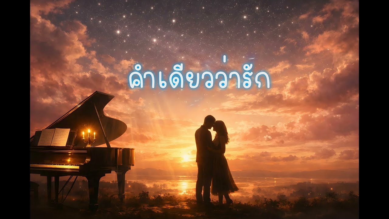 คำเดียวว่ารัก | Thai Romantic Ballad | เพลงรักซึ้งๆ ฟังสบาย