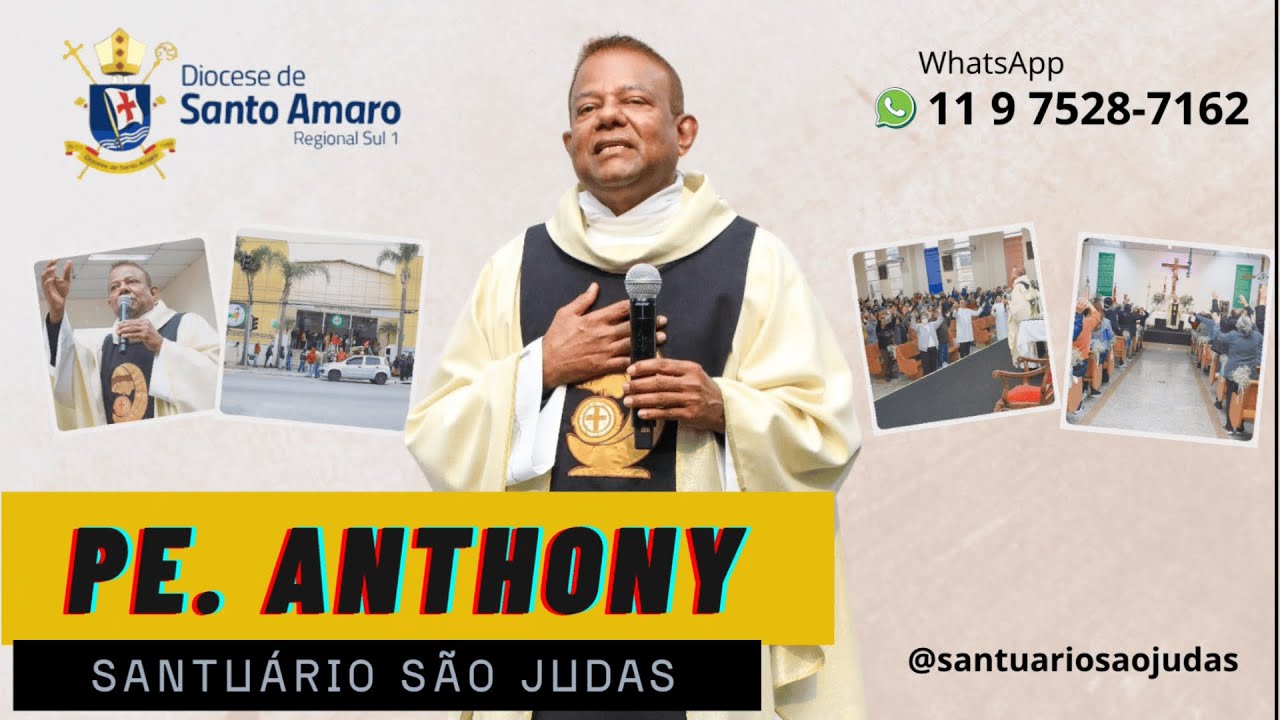 Santa Missa -  08/02/2026  -  Com  Pe. Anthony   Santuário São Judas