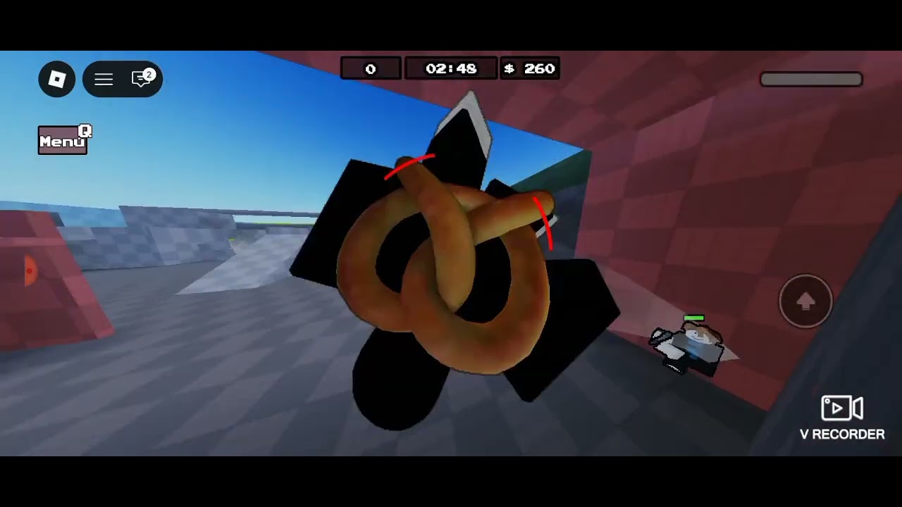 Hoy estuve jugando a un juego de armas en Roblox 😎