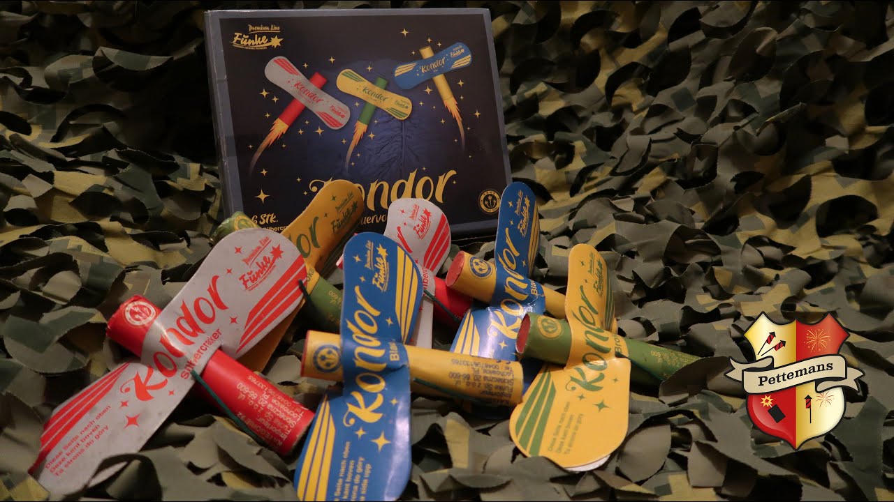 Kondor Feuerwirbel FW5-MIX 6 stuks Funke fireworks