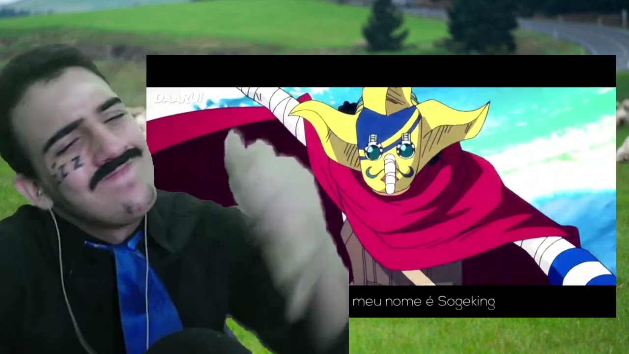 PASTOR REACT Rap do Usopp One Piece   Um Bravo Guerreiro do Mar   Daarui