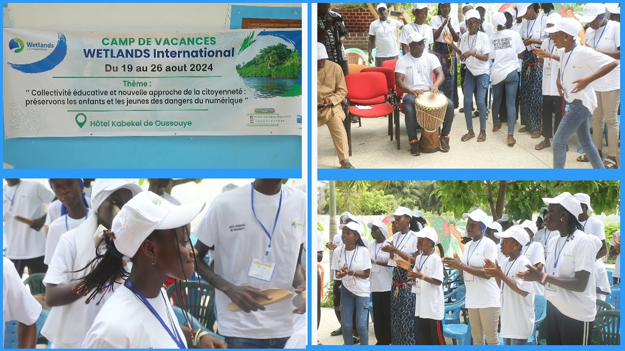Wetlands international accompagne 30 enfants mixtes &acirc;g&eacute;s de 7 &agrave; 18 ans sur la protection de....