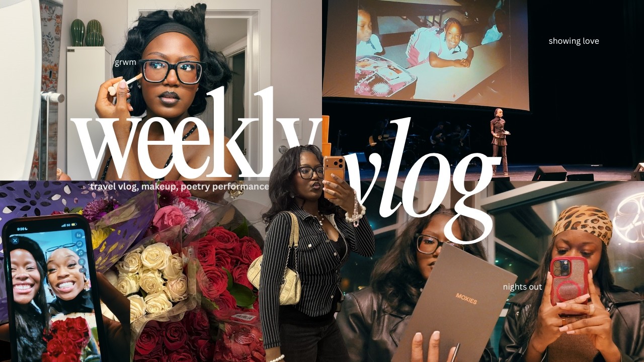days in my life |in my 20s - road trip, poetry show, girls night & more