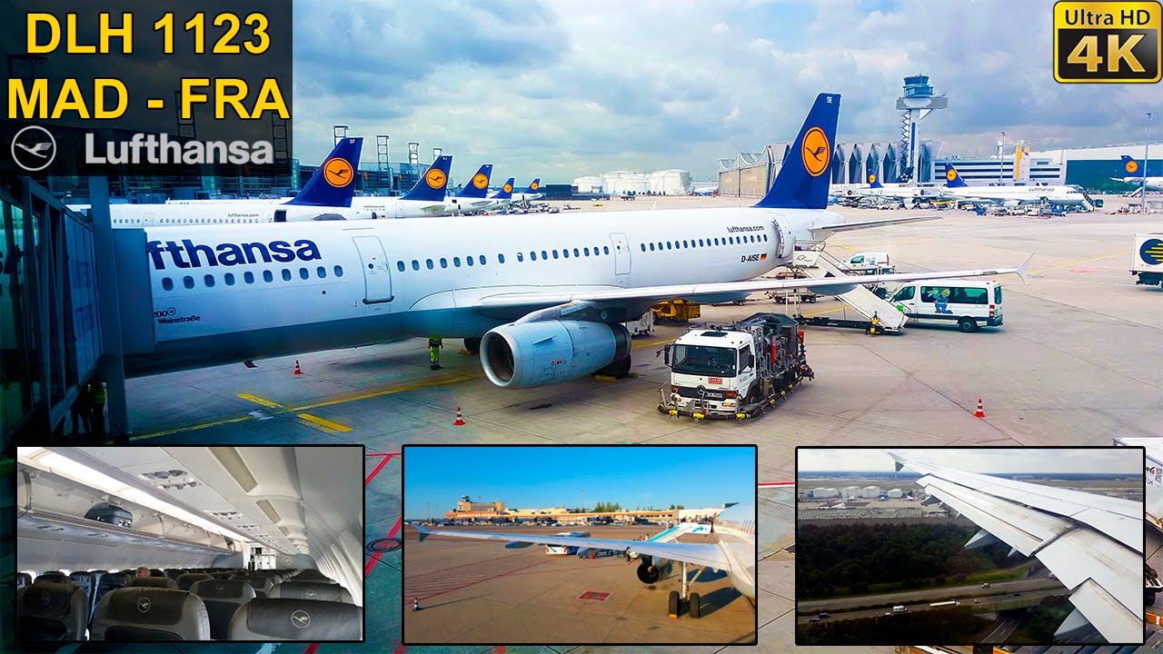 FLIGHT EXPERIENCE | Madrid - Frankfurt | LUFTHANSA A321
