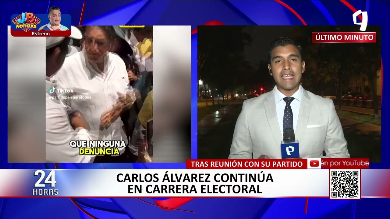 Partido País para todos anuncia que su candidato Carlos Álvarez continúa en carrera
