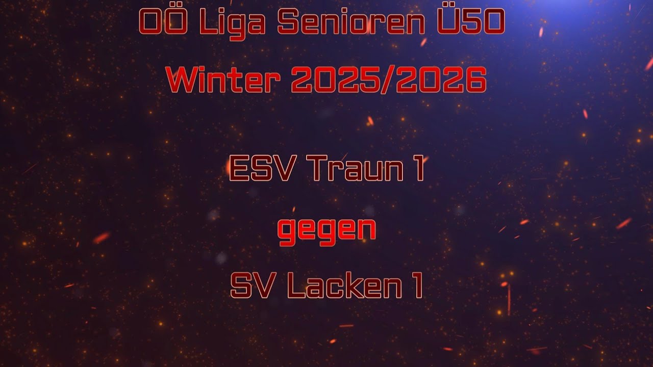 OÖ Liga Senioren Ü50 W202526 Peuerbach ESV Traun 1 gegen SV Lacken 1