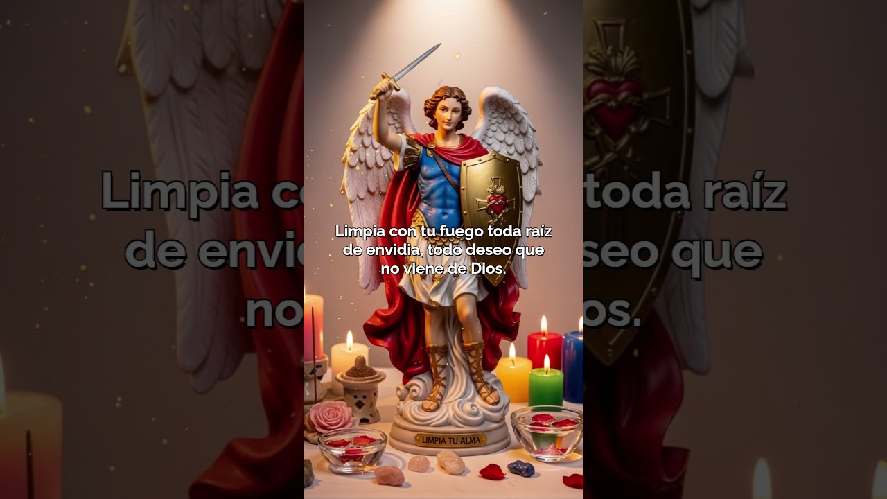 ✨ PODEROSA ORACI&Oacute;N a SAN MIGUEL ARC&Aacute;NGEL para limpiar el ALMA de ENVIDIAS y MALOS DESEOS