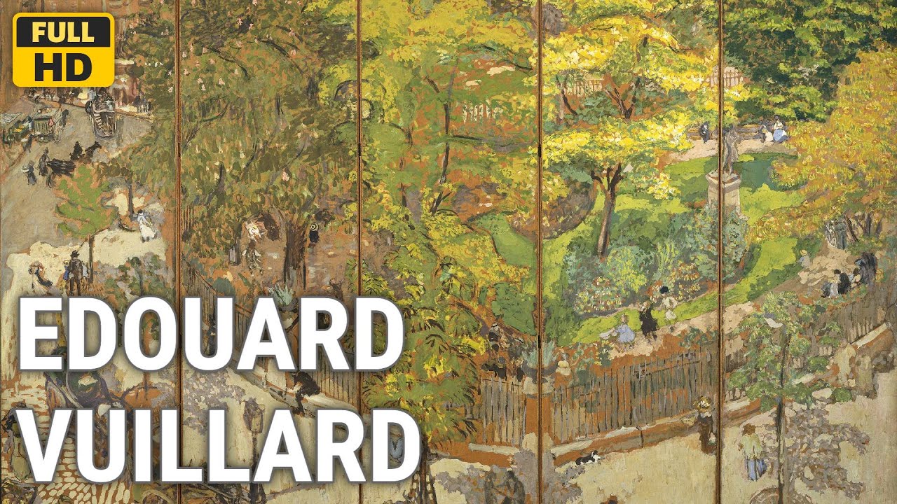 Edouard Vuillard: A collection of 10 oil paintings with title and year, 1910-1915 [HD]